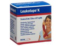 Leukotape K Kleefwindel Elast Rood 5,0cmx5m 1 - thumbnail