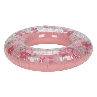 Little Dutch pink flower zwemring, 50cm