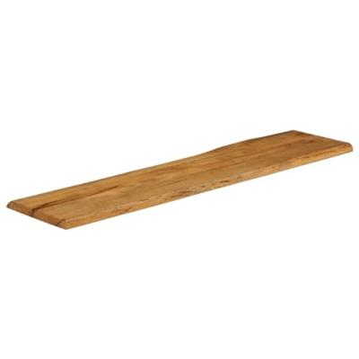 Tafelblad met natuurlijke rand 160x40x2,5 cm massief mangohout