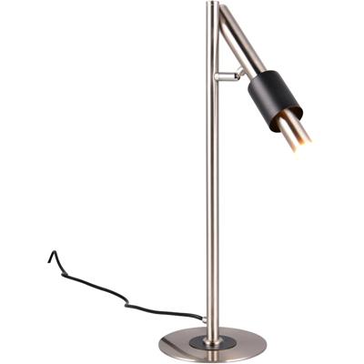 LED Tafellamp - Trio Select Ikaris - 1 Lichtpunt van 4.5 Watt - Aanpasbare Lichtkleur - Touchdimmer - Draaibaar - IP20 - Mat Nikkel - Metaal