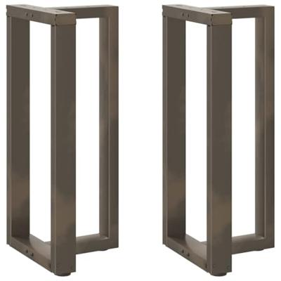 Bartafelpoten 2 st T-vormig 40x35x(90-91) cm staal naturel - thumbnail