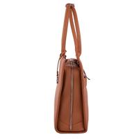 Socha Business Bag Straight Line, 15.6" laptop bag for women -Cognac - thumbnail