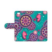 Huawei Ascend P8 Lite Hoesje Cirkels en Vlinders - thumbnail