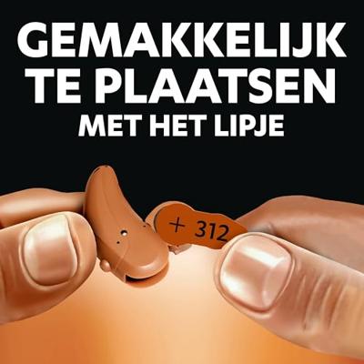 Duracell Batterij voor hoortoestel ZA312 1.45 V 1 stuk(s) 160 mAh Zink-lucht Batterie