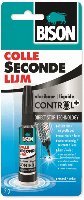 Bison secondelijm Control Vloeibaar, tube van 5 g, op blister - thumbnail