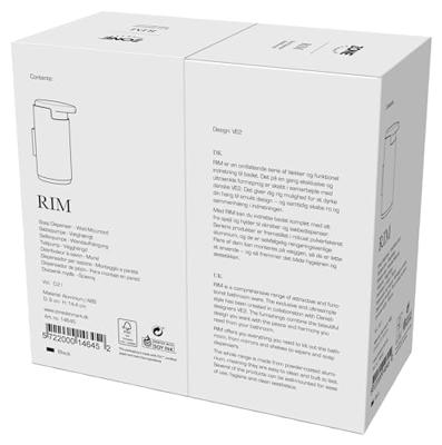 Zone Denmark Rim zeepdispenser 0,2 l Zwart