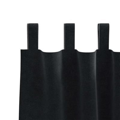 VidaXL Verduisterende gordijnen 2 pcs zwart 140 x 225 cm fluweel