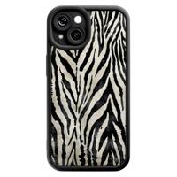 iPhone 13 zwarte case - Zebra safari - thumbnail