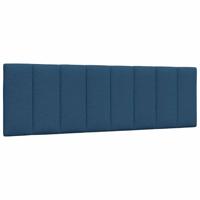 Bedframe zonder matras "Hanko" stof blauw 160x200 cm - thumbnail