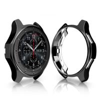 TPU geplateerd schokbestendig geval voor Samsung Gear S3 Frontier SmartWatch 42mm (zwart) - thumbnail