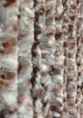 Vliegengordijn Kattenstaarten Bruin-Wit-Grijs gemeleerd - 100cm x 230cm