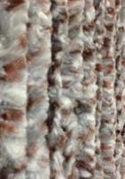 Vliegengordijn Kattenstaarten Bruin-Wit-Grijs gemeleerd - 100cm x 230cm - thumbnail