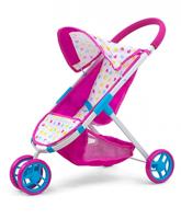 Milly Mally poppenwagen Susie Candy meisjes 63 cm roze/blauw - thumbnail