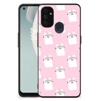 OnePlus Nord N100 Dierenprint Telefoonhoesje Sleeping Cats - thumbnail