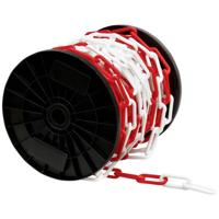 SWG Hox 68012895675 Afzetketting Rood-wit Kunststof 12 m - thumbnail