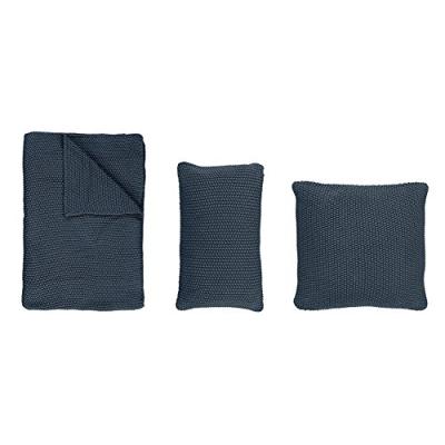 Marc O'Polo Sierkussen Nordic Knit 30 x 60 cm Smoke Blue
