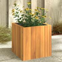 VidaXL Plantenbak 25x25x25 cm massief acaciahout - thumbnail
