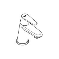 GROHE Eurodisc Cosmopolitan toiletkraan 1/2 EcoJoy chroom 23051002 - thumbnail