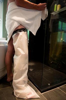 Beschermhoes heel been - volwassene - lang