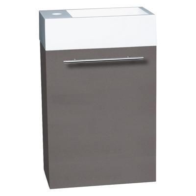 Differnz Force toiletmeubel rechts 40cm antraciet