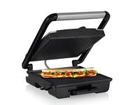 Princess 01.112425.01.001 Paninigrill Elektrisch Anti-aanbaklaag, Controlelampje, Inklapbaar Zwart - thumbnail