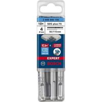 Bosch Accessories EXPERT SDS plus-7X 2608900156 Hamerboor 10-delig 4.00 mm Gezamenlijke lengte 115 mm SDS-Plus 10 stuk(s) - thumbnail