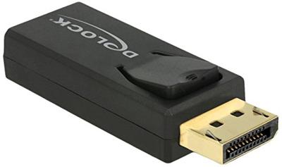 Delock 65571 DisplayPort / HDMI Adapter [1x DisplayPort stekker - 1x HDMI-bus] Zwart