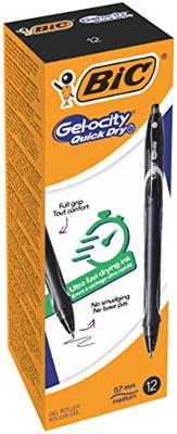 Bic Gel-ocity Quick Dry gelroller, zwart