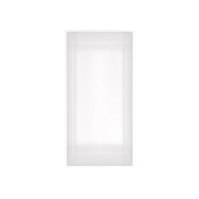 Hotbath &MORE Inbouwnis 30x15x10cm frameless Mat Wit Hotbath &MORE Inbouwnis 30x15x10cm frameless Mat Wit