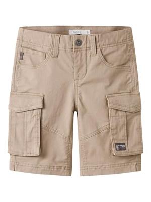 Name it zomer short jongens - cargo - taupe - Nkmryan - thumbnail