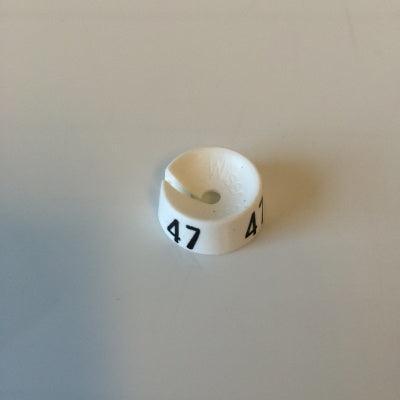 MB wit/zwart 47 voor op kledinghanger
