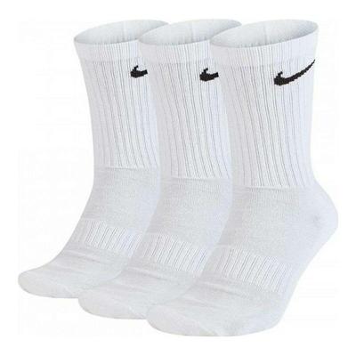 Nike SX7664 Everyday Cushioned Crew Socks 3-Pack - Wit - 38-42 Nike SX7664 Everyday Cushioned Crew Socks 3-Pack - Wit - 38-42