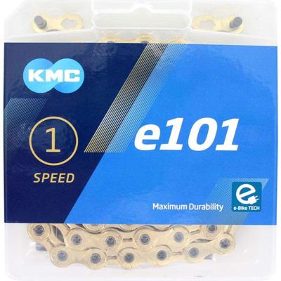 Ketting single speed KMC X101 Gold 112 schakels - goud Ketting single speed KMC X101 Gold 112 schakels - goud