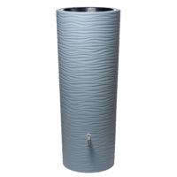 Garantia design regenton ocean 350 liter met bloembak - thumbnail