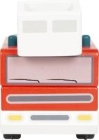 Small Foot - houten brandweerwagen met roterende ladder - thumbnail