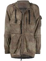 Ziggy Chen zip-up cargo jacket - Green - thumbnail