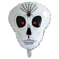 Folieballon Schedel Halloween (50x62cm) - thumbnail