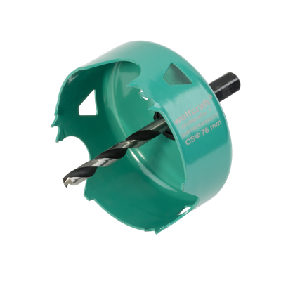 Wolfcraft Carbonstalen gatenzaag | Ø76mm | 1 stuk - 5970000