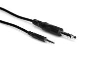 Hosa CMS-103 stereo audiokabel 3.5 mm jack - 6.35 mm jack 0.9 m - thumbnail