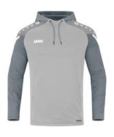 JAKO 6722 Sweater Met Kap Performance - Zachtgrijs/Steengrijs - XXL - thumbnail
