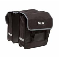 Falkx electra tas dubbel zwart 26l - thumbnail