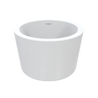 Best Design Vrijstaand Bad Zen Rond 104x67,5 cm Glans Wit - thumbnail