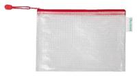 Opbergtas tarifold met rits 235x165mm pvc rd | 8 stuks - thumbnail