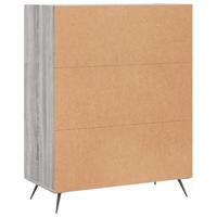 Dressoir 69,5x34x90 cm bewerkt hout grijs sonoma eikenkleurig - thumbnail