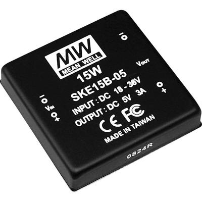 Mean Well converter DC/DC SKE15a-05 5 V/DC 3000 mA
