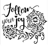 The Crafter's Workshop • template 30x30cm follow joy - thumbnail