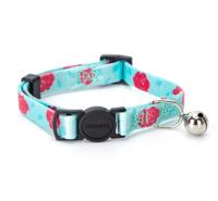 Nobleza Kattenhalsband met belletje - Lichtblauw - thumbnail