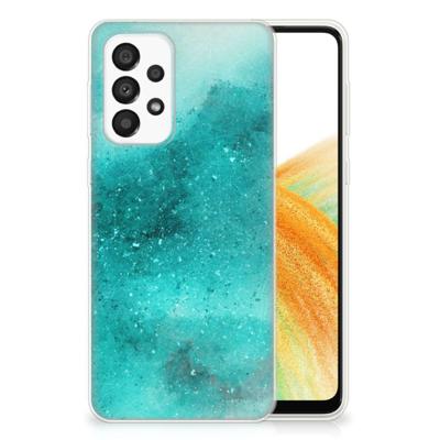 Smartphone hoesje Samsung Galaxy A33 5G Painting Blue Smartphone hoesje Samsung Galaxy A33 5G Painting Blue