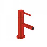 Bidetmengkraan Tres Study Exclusive Hendel Uitloop Recht 8 cm Rond Rood - thumbnail