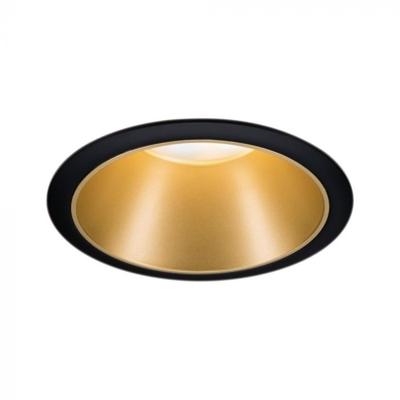 Paulmann 93403 Cole Coin Inbouwlamp LED 6 W Zwart, Goud